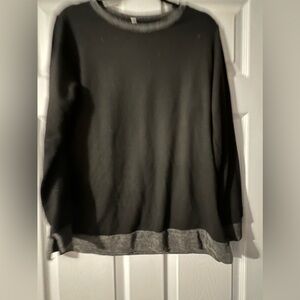 Black lightweight sweater